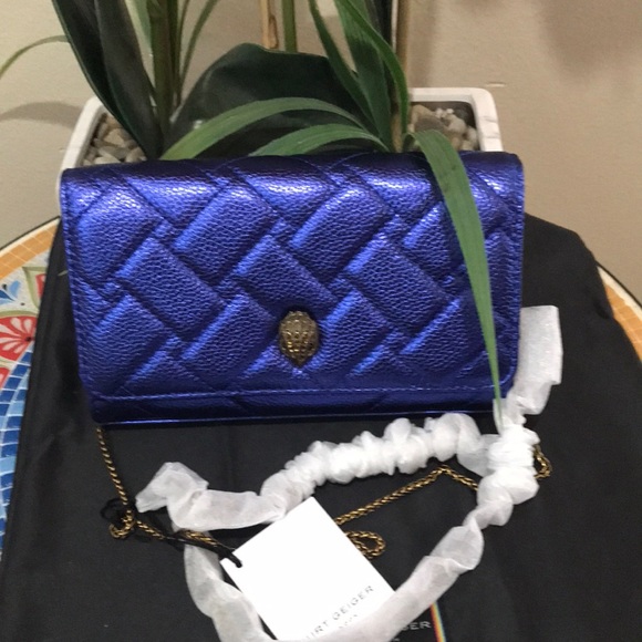 - Kurt Geiger London Extra Mini Kensington Metallic Bronze Hardware Crossb… - Picture 8 of 17